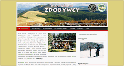 Desktop Screenshot of kgzdobywcy.pl